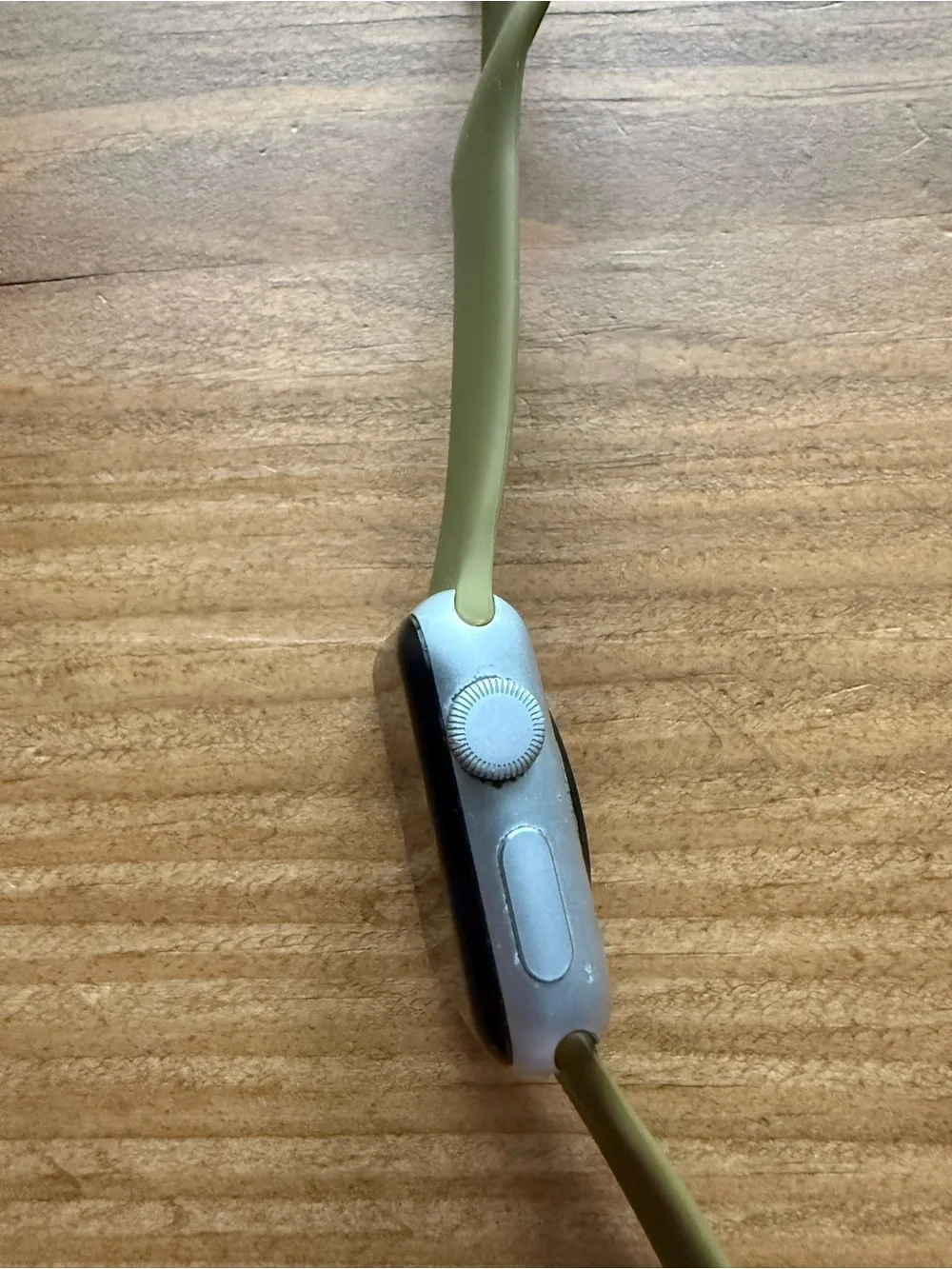 Apple Watch Nike+ Series 2 38mm with Olive Green Silicone Sport Band